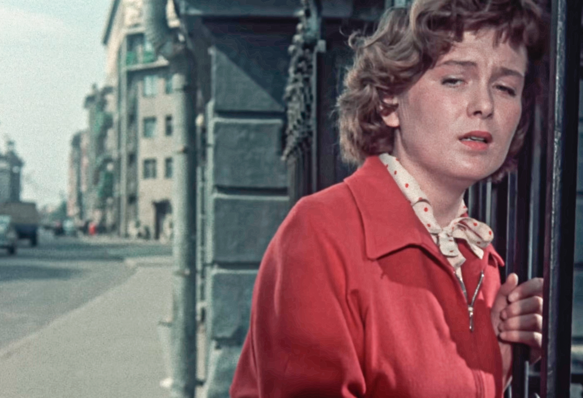 Кадр из фильма «К Чёрному морю», производство киностудии «Мосфильм», режиссёр Андрей Тутышкин, 1957 г.