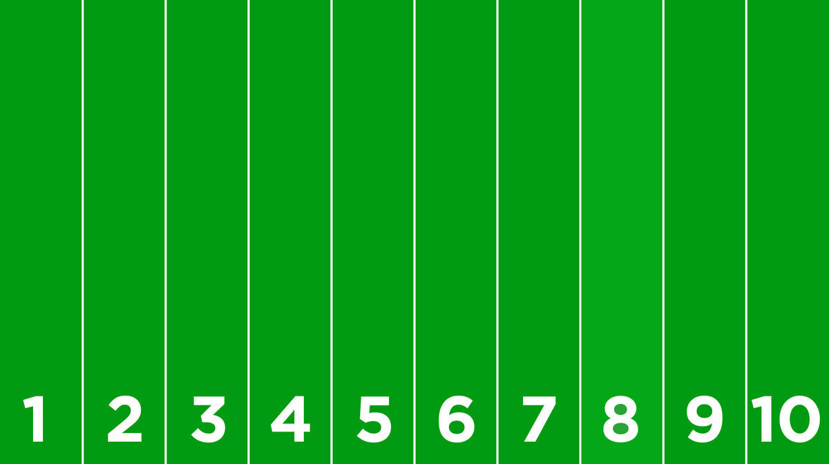 Под какой цифрой оттенок цвета отличается от остальных?