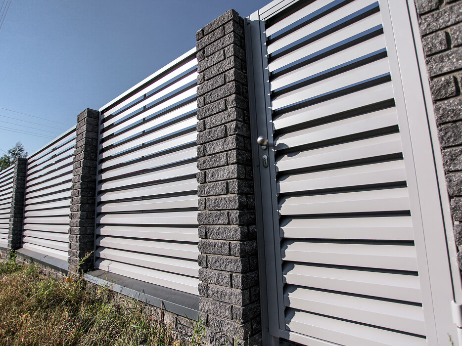 Калитка и забор-жалюзи