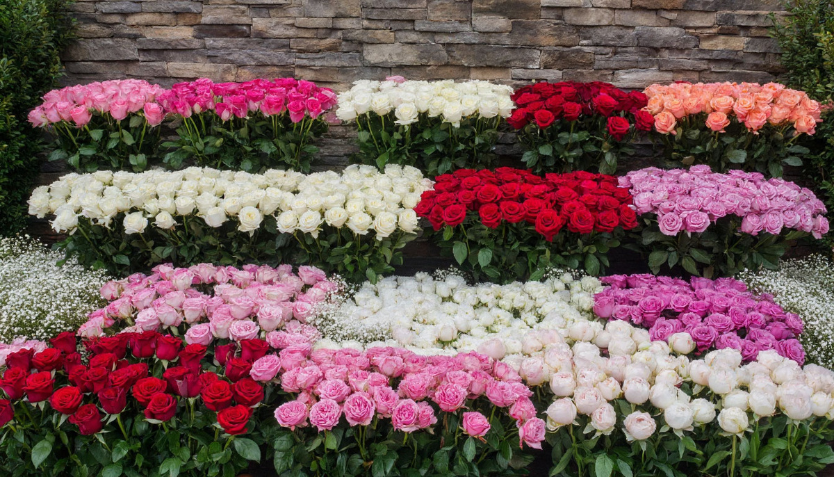 Розы доставлены