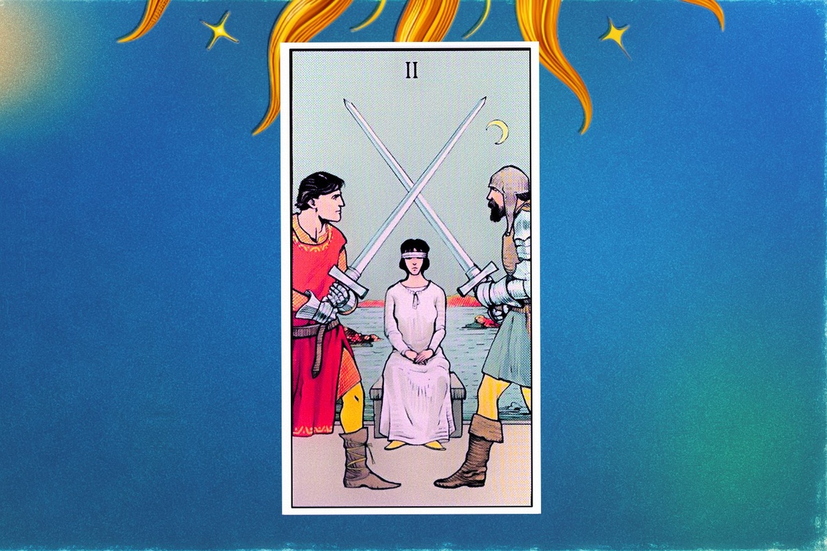 Совет недели по карте Двойка Мечей:

Двойка Мечей — классическая карта внутреннего выбора и баланса. Она советует на этой неделе не спешить с решениями и не пытаться силой разрешить сомнения. Иногда лучший путь — признать неопределённость и подождать, пока тучи разойдутся.

• Сохраняйте душевное равновесие, даже если хочется всё резко решить.

• Не усложняйте: трудно выбирать? Дайте себе время подумать.

• Не отгораживайтесь от эмоций, но и не пускайте их на трон разума.

Пусть вооружённый спокойствием и здравым анализом подход, поможет обойти и острые углы, и внутренние бури. Иногда лучше временная «паузa», чем поспешный шаг. Всё прояснится, если позволить событиям дозреть!