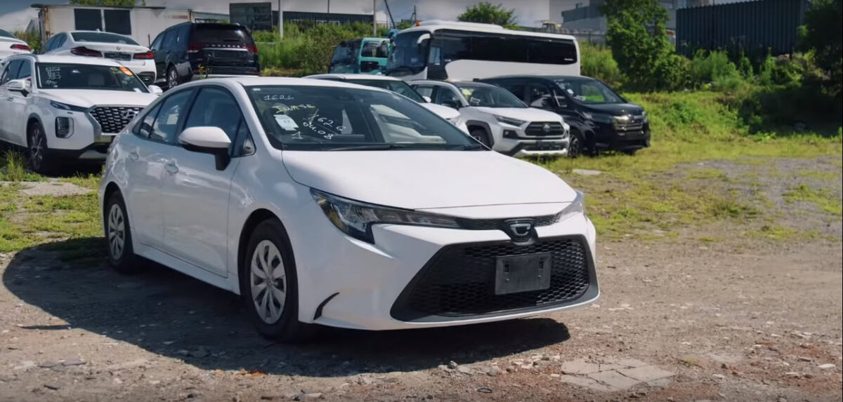Toyota Corolla. Источник: скриншот из VKвидео канала «Япония Транзит»