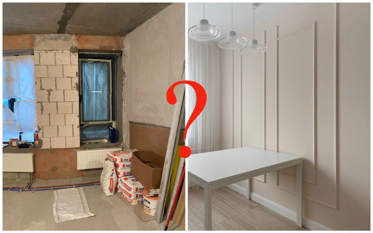 Слева: капитальный ремонт квартиры. Проект Domeo. Справа: косметический ремонт квартиры. Проект Domeo