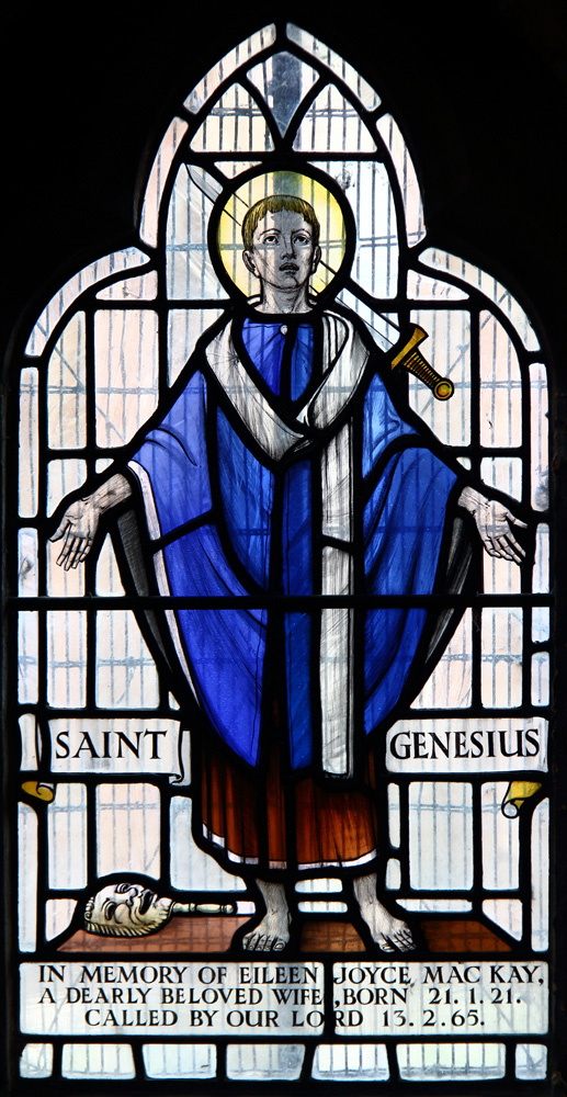 https://en.wikipedia.org/wiki/Genesius_of_Rome#/media/File:St_Chad,_Chadwell_Heath_-_Stained_glass_window_-_geograph.org.uk_-_4876433.jpg