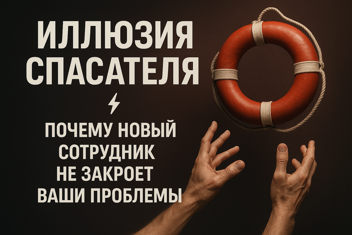 Иллюзия спасателя: почему новый сотрудник не закроет ваши проблемы