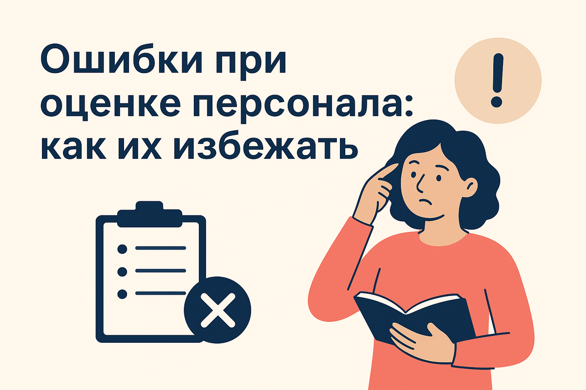 Ошибки в оценке персонала: субъективность, формальность, игнорирование обратной связи. Узнайте, как их избежать и превратить оценку в инструмент развития, а не стресса.