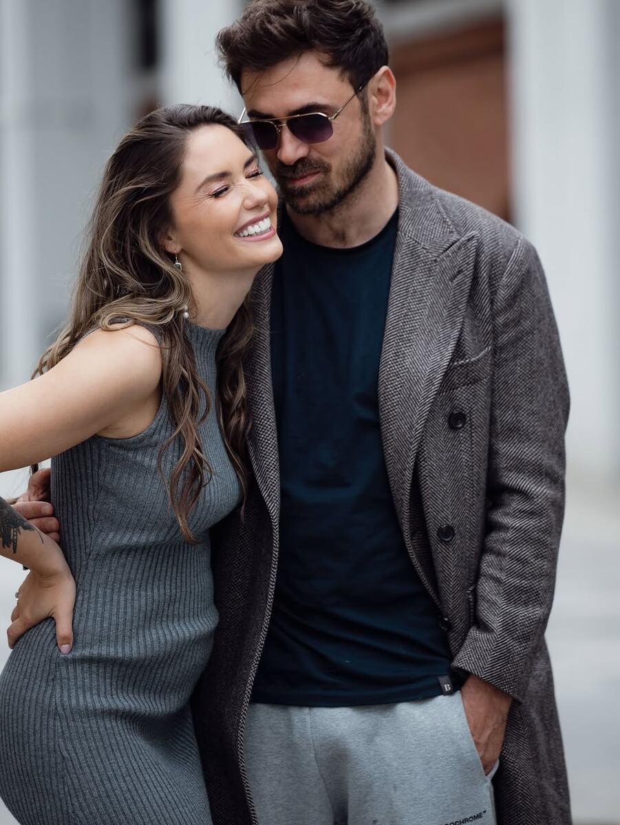    Агата Муцениеце и Петр Дранга. Фото из социальных сетей Агаты Freedom Strength Beauty