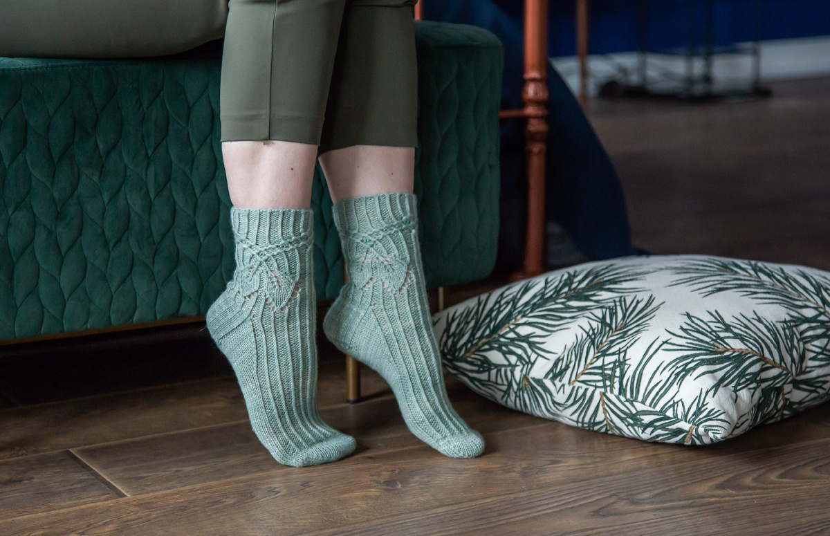 Носочки по моему описанию "Ипомея" - by-annike.ru