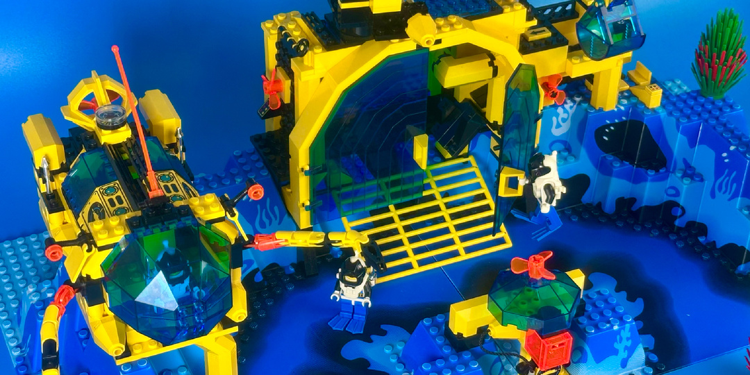 Обзор набора Lego 6195 “Neptune Discovery Lab / Aqua Dome 7” (База Акванавтов)