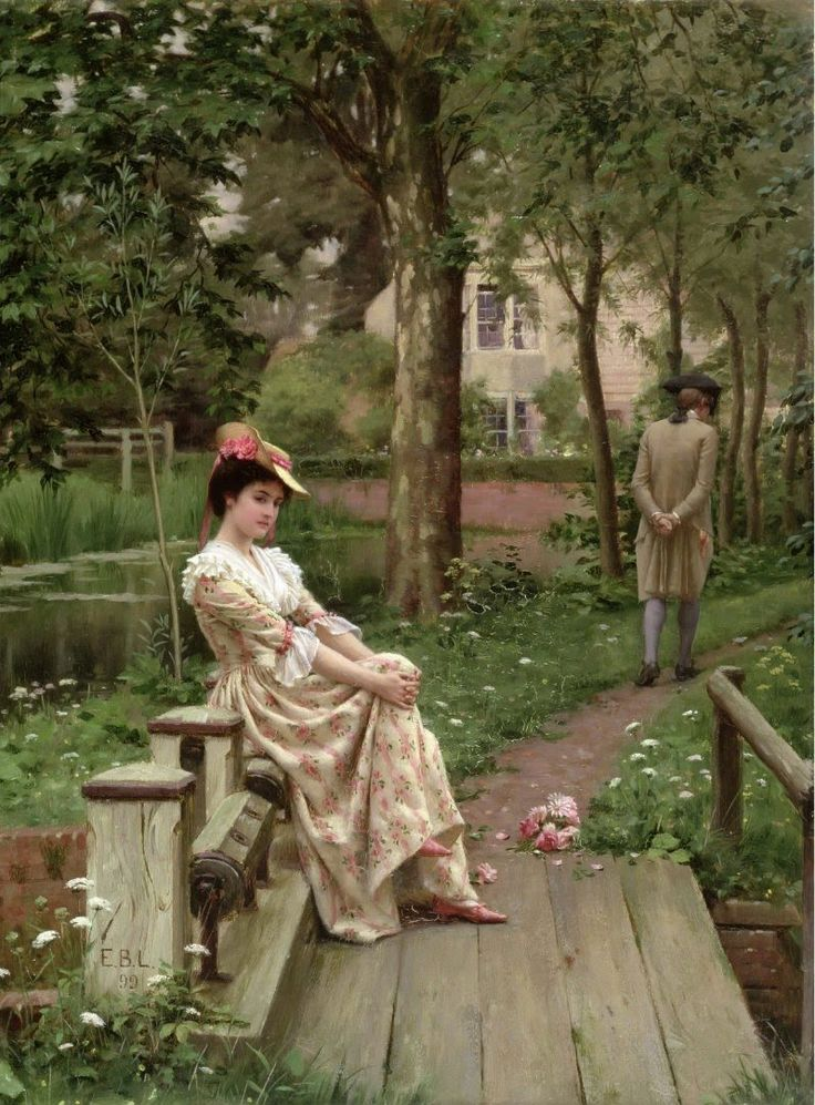 Эдмунд Блэр Лейтон - Edmund Blair Leighton (1853 — 1922) Расставание