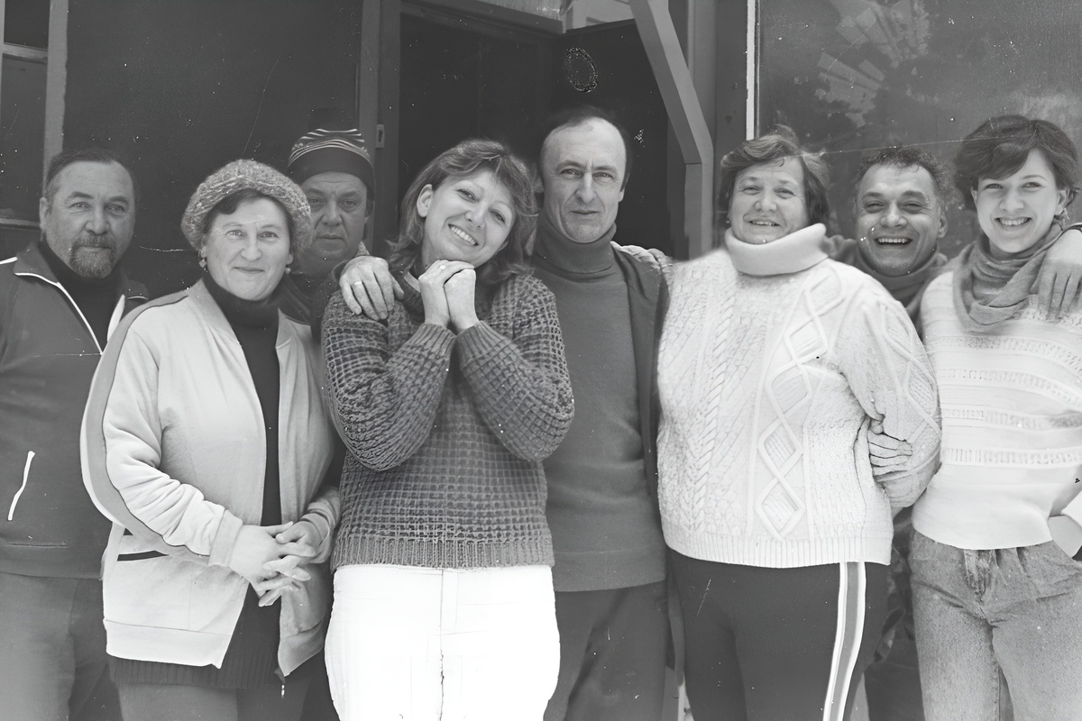 На базе отдыха "Валентина". Из архива автора.