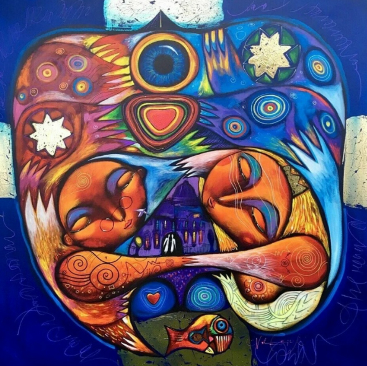 работа художника Валериуса (Валерия Иванова) — цикл иллюстраций к сборнику водских сказок. 