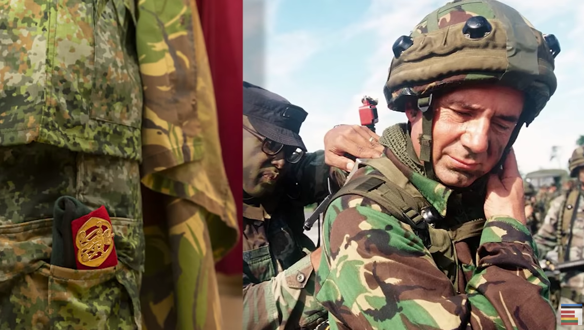 Фрактальный камуфляжный паттерн NFP армии Нидерландов