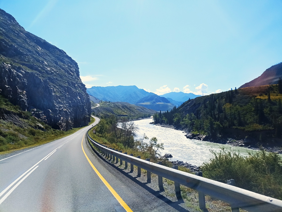 Едем к селу Акбом