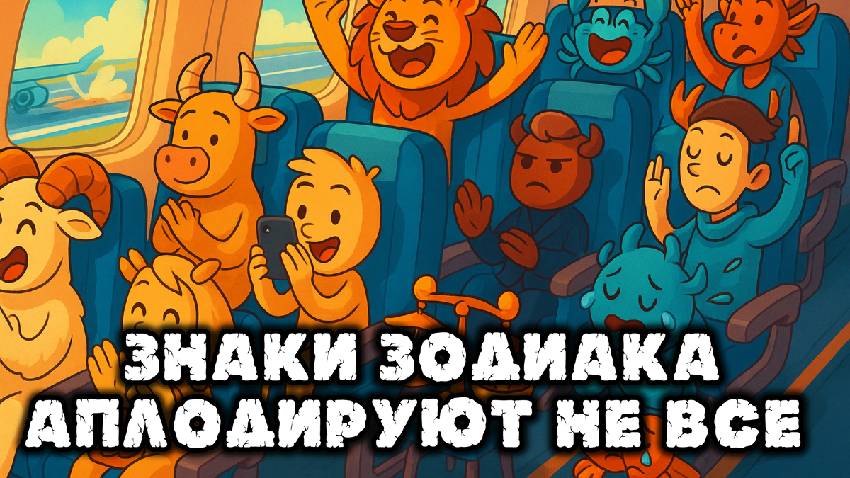 Знаки Зодиака: Кто Аплодирует При Посадке Самолёта?