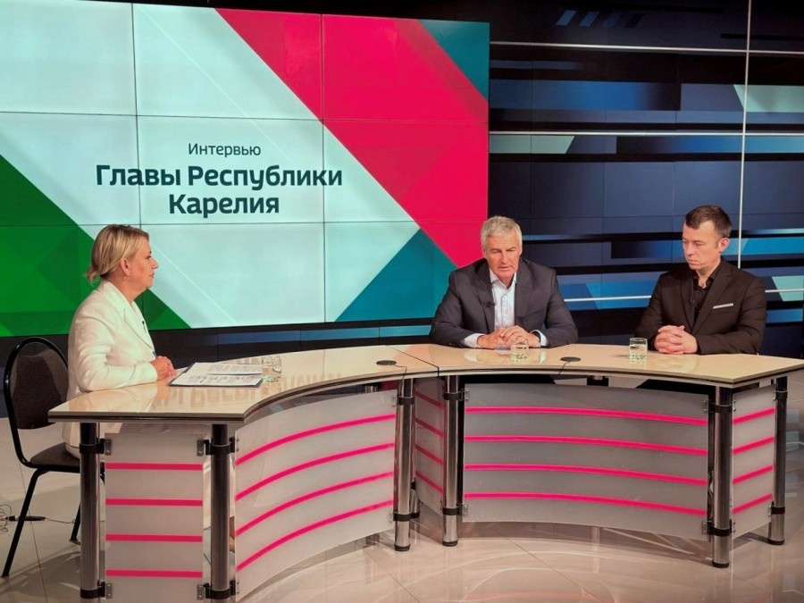    Артур Парфенчиков и Виктор Россыпнов. Фото: ГТРК "Карелия"