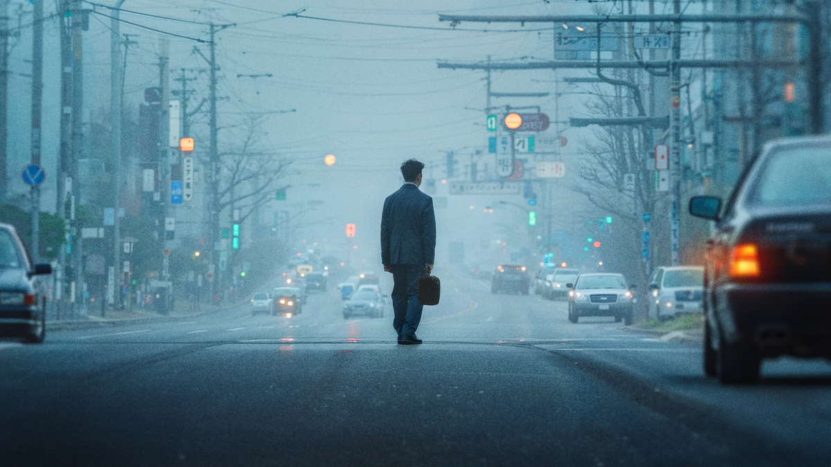 Постер к документальному фильму «Johatsu» / © Andreas Hartmann & Arata Mori