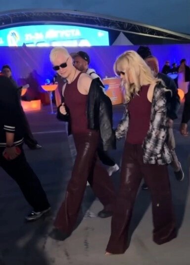    Шаман и Мизулина появились на публике в одинаковых нарядах. Фото: АиФ-Казань