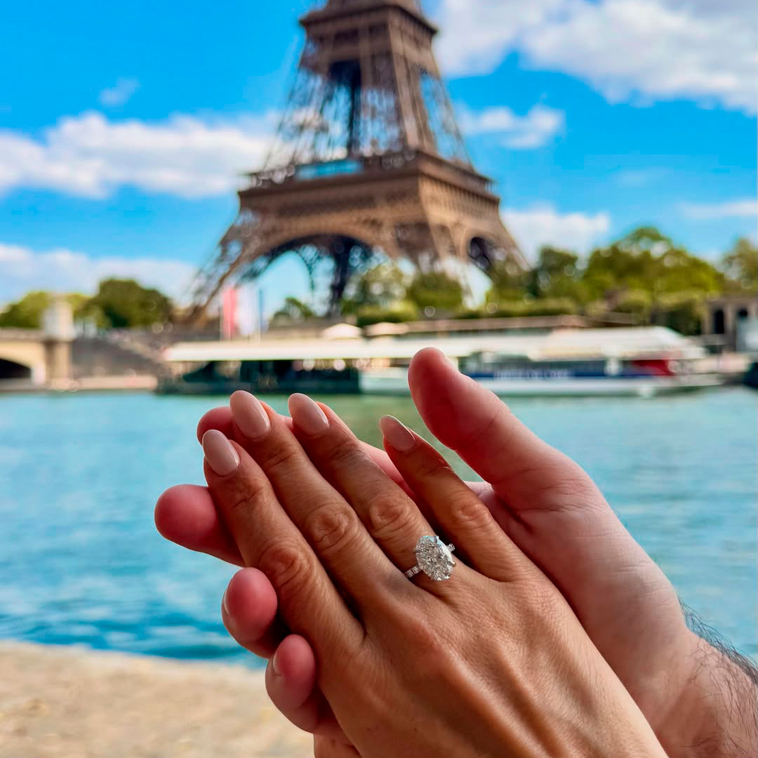 Помолвочное кольцо Анфисы Чеховой. Фото: соцсети