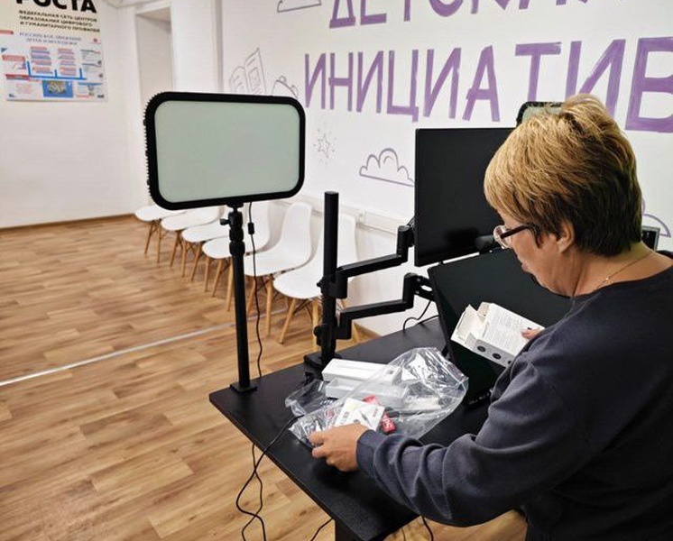     В льговской школе №4 появилась видео- и мультстудия