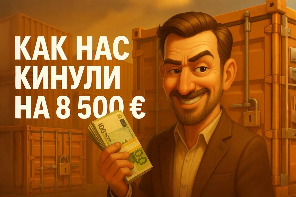 Как нас кинули на 8 500 евро — история о финансовых рисках и международной логистике с контейнерами и платежами