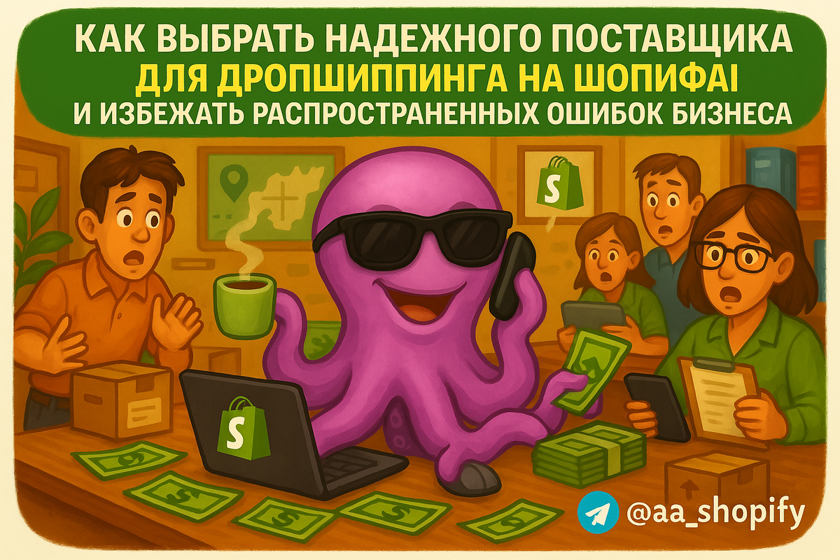    Как выбрать надежного поставщика для дропшиппинга на Шопифай и избежать распространенных ошибок бизнеса aa_ecom