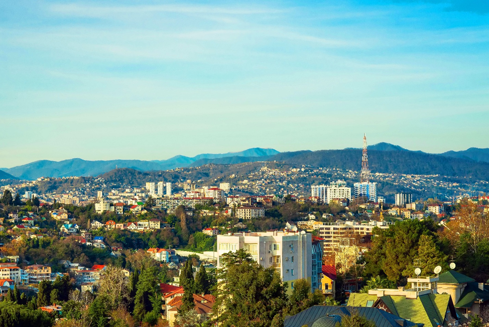 Вид на Сочи