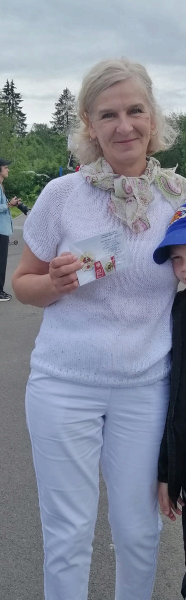 Фото автора. После вручения золотого знака ГТО