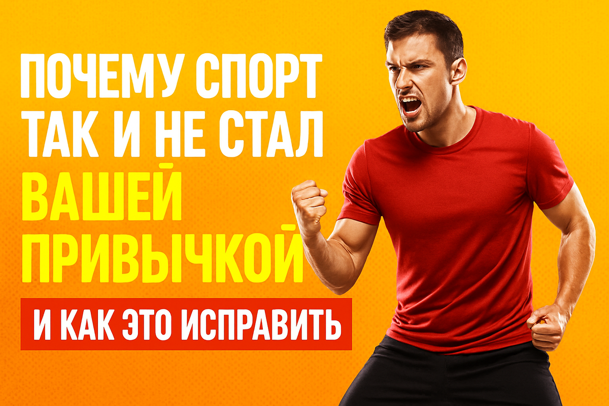 Почему спорт так и не стал вашей привычкой