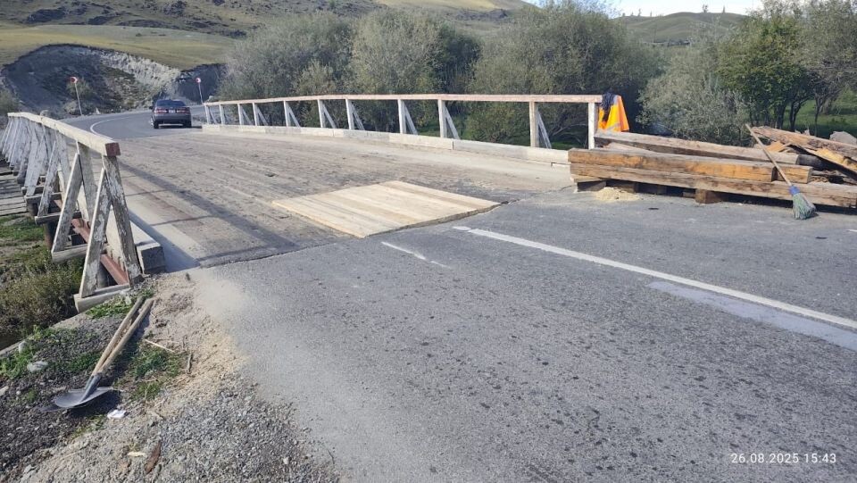    Мост через реку Большой Улаганчик. Источник: Минтранс Республики Алтай