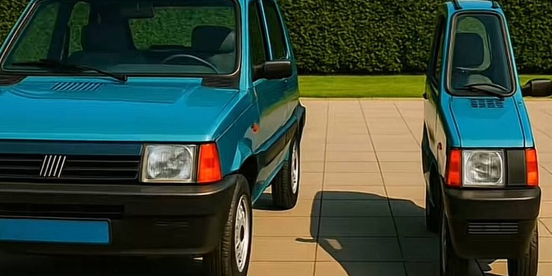 Итальянский механик создал самый узкий Fiat в мире — всего 50 см шириной