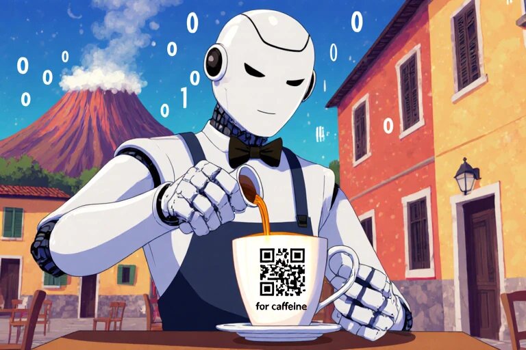 ☕ Робот-бариста из Неаполя начал добавлять в эспрессо «байты вместо сахара»