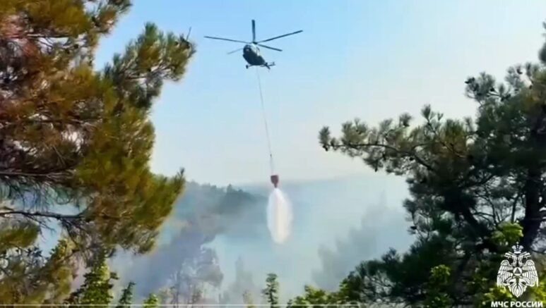   пожар в Геленджике / МЧС РФ