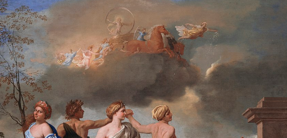 Николя Пуссен. "Танец под музыку времени", фрагмент картины