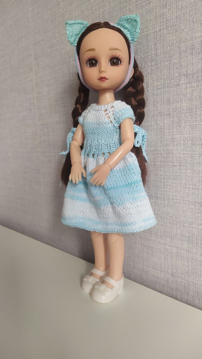 Платье для куклы 30 см. 