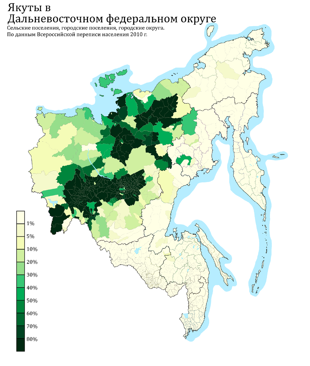 Расселение_якутов_в_ДФО_по_городским_и_сельским_поселениям,_в_% от https://t.me/KAPTOMAHT