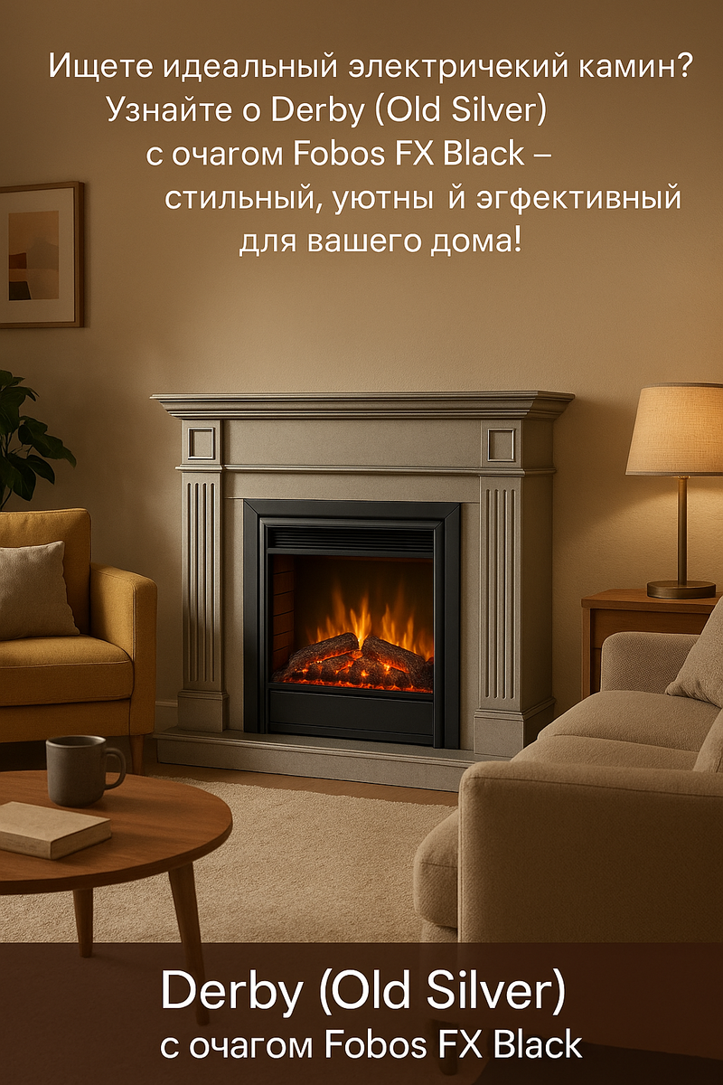    Электрический камин Derby: как выбрать идеальный союз стиля и тепла для вашего дома Kamin