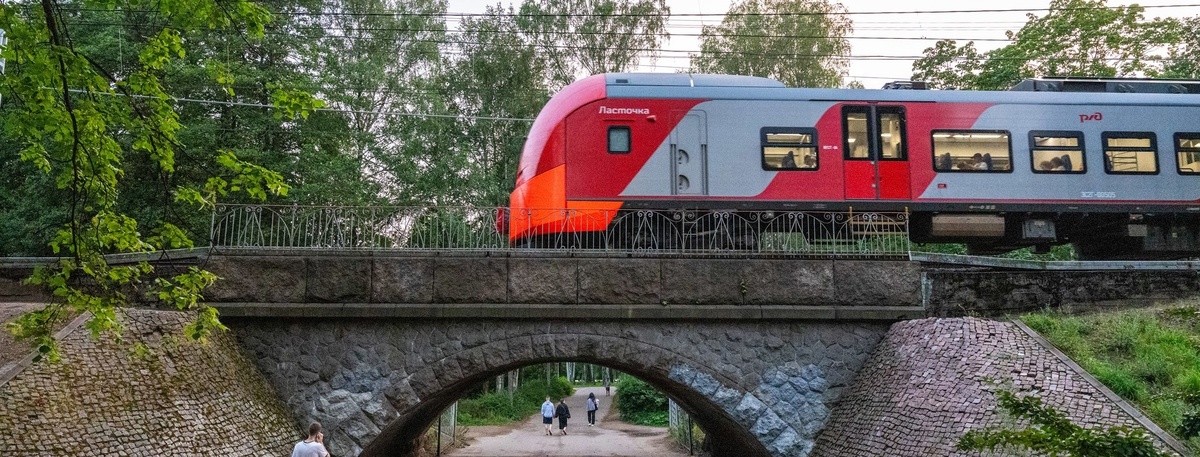    Железнодорожный мост в Удельном парке — часть Выборгской линии Финляндской железной дороги. Удельный парк в Санкт-Петербурге планируется провести автодорогу — трассу М-7. Автор фото: Тихонов Михаил/ДП