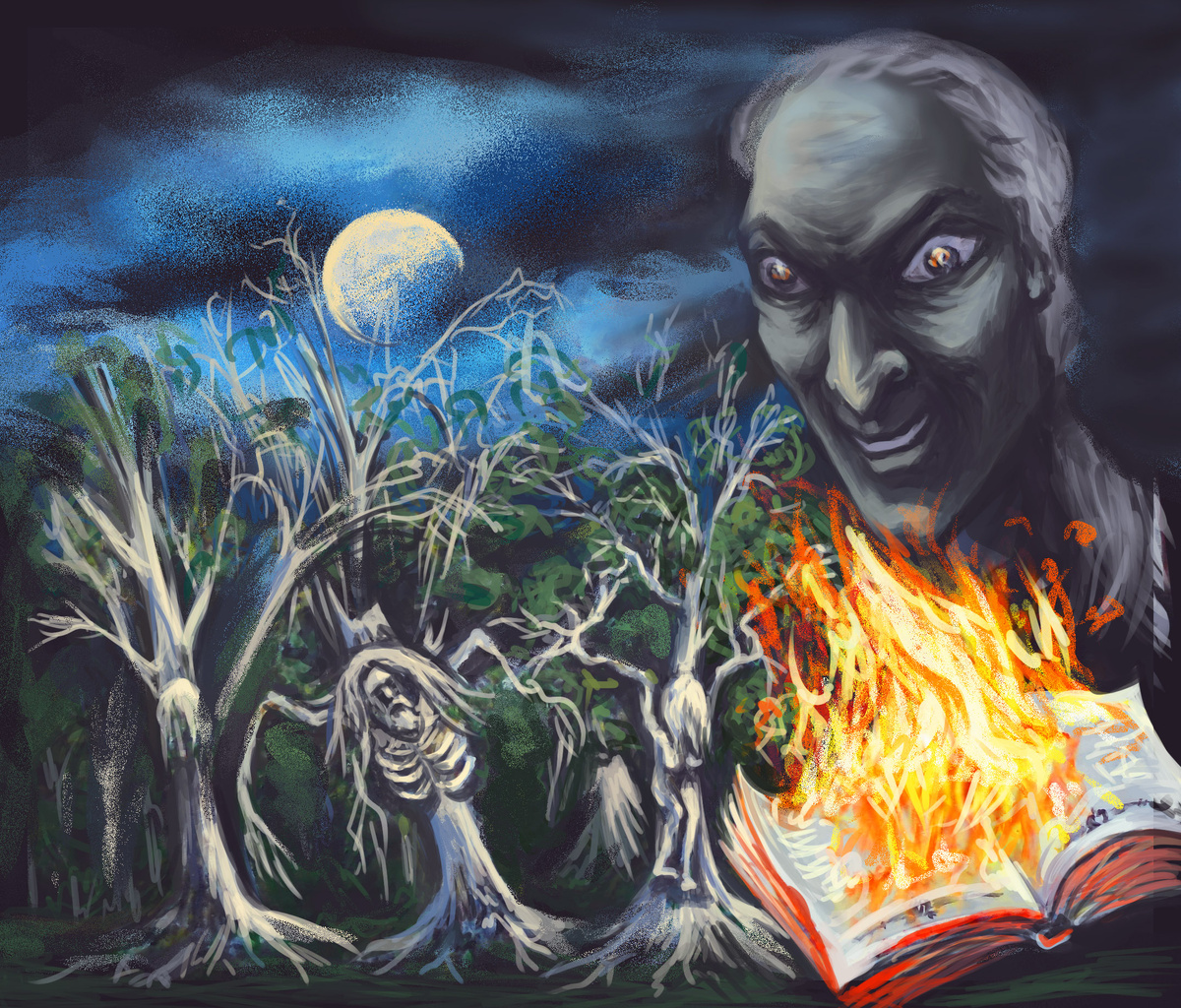 "Вы все здесь", холст, акрил, постдиджиталоверпейнт, комп, руки, без AI. 2025. Кожевников А.В.