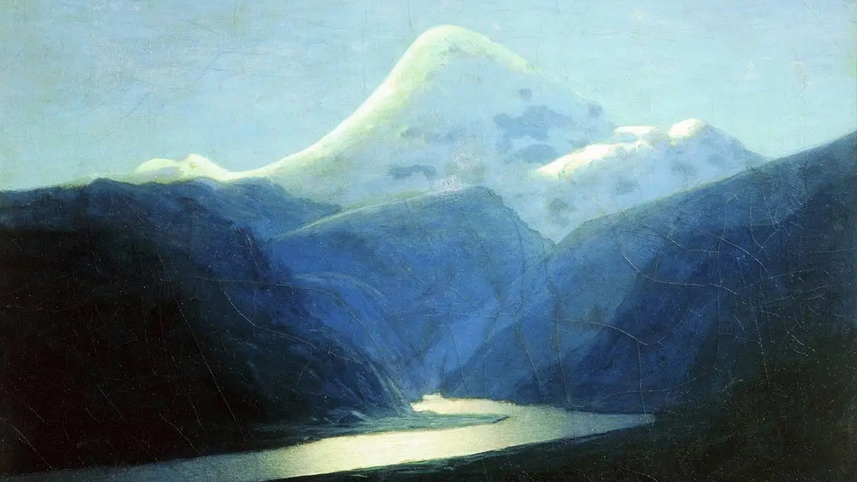 Архип Куинджи - Эльбрус (фрагмент), 1908 г. Источник: https://clck.ru/3Nsf4Y