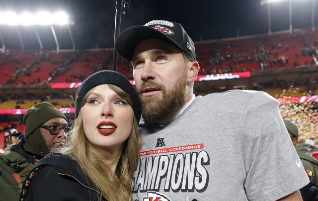    Тейлор Свифт и Трэвис Келси. Фото: Getty Images