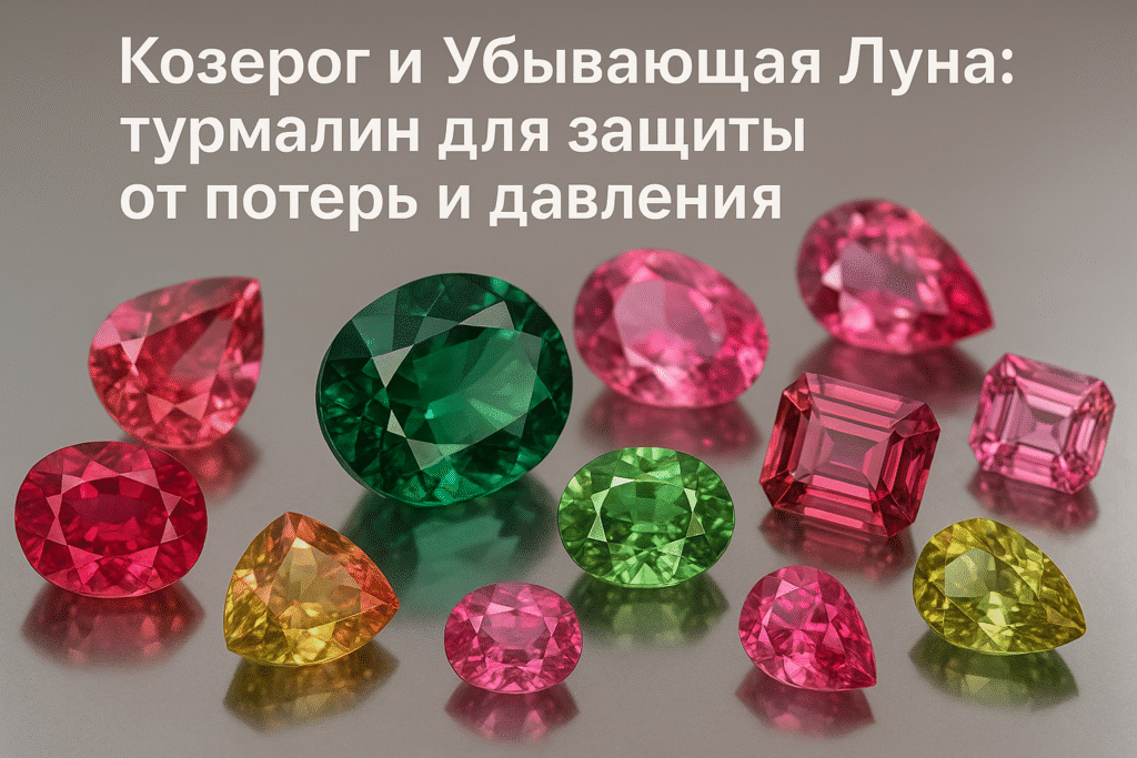    Козерог_Убывающая_Луна_турмалин_защита_потери_давление Гороскоп Голосом