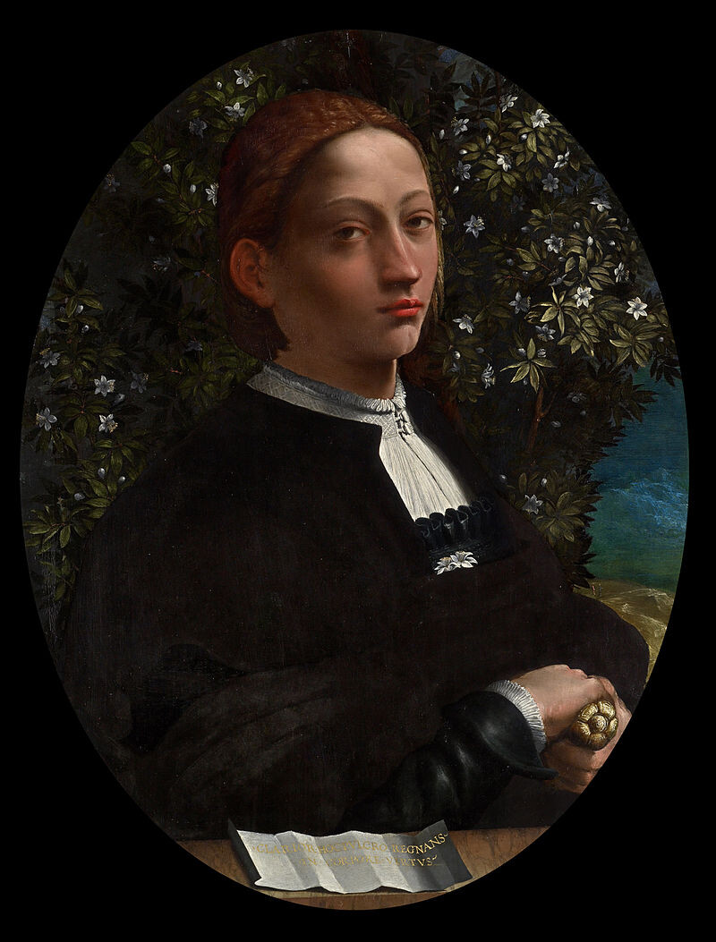 Приписывается Доссо Досси «Предположительный портрет Лукреции, написанный с натуры» / Национальная галерея Виктории, Австралия / commons.wikimedia.org