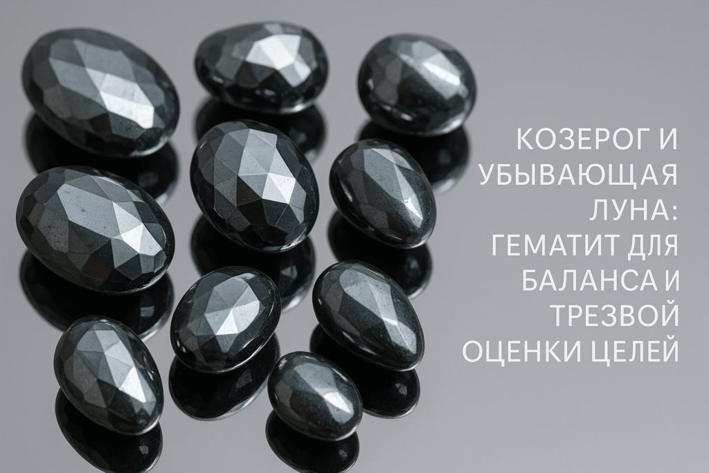    Козерог_Убывающая_Луна_гематит_баланс_цели Гороскоп Голосом