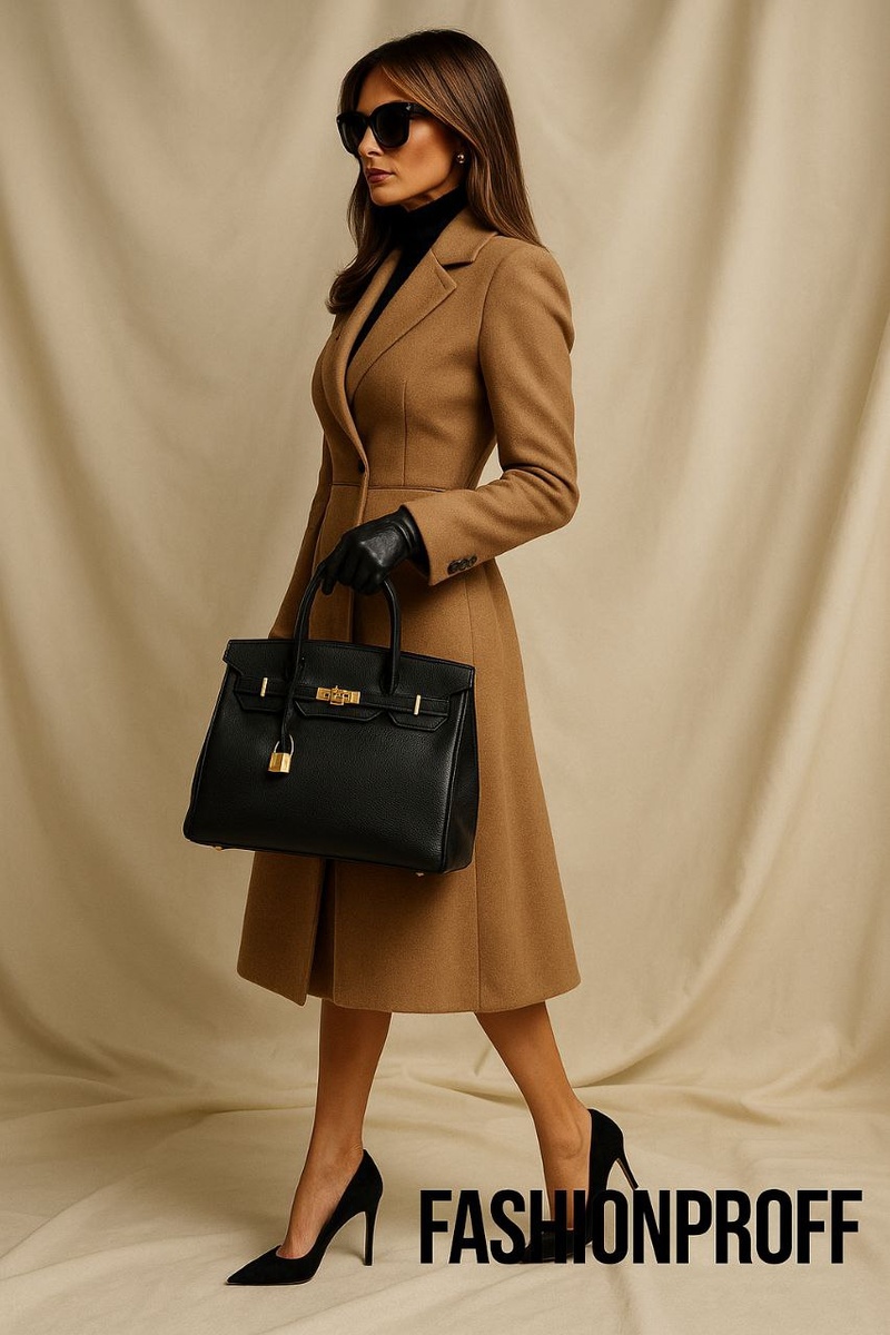 Мелания почти никогда не перегружает образ аксессуарами: одна сумка, одни серьги, одна пара туфель. Именно эта дозированность и делает её стиль "дорогим".