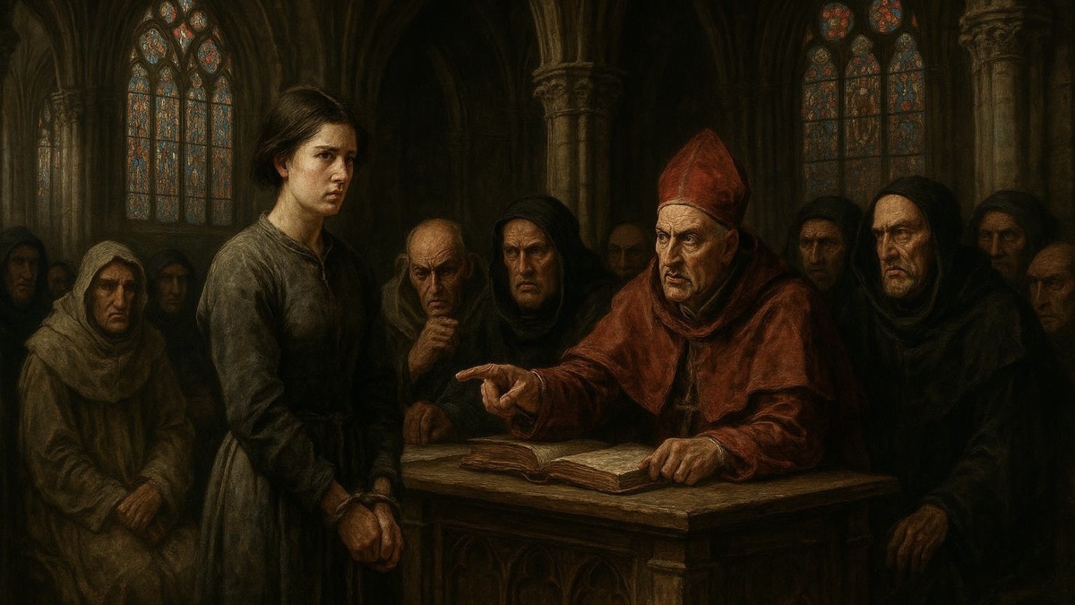 В иллюстративных целях. Суд над Жанной Д'арк