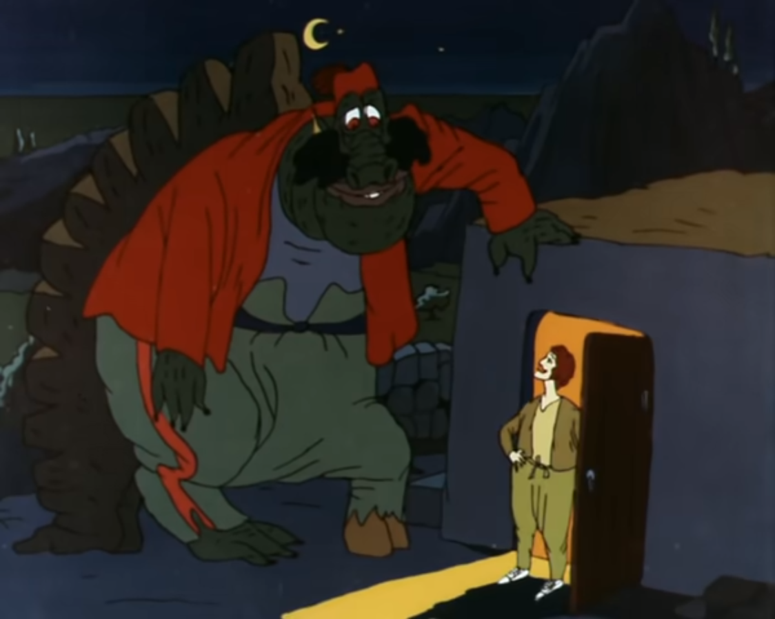 Кадр из мультфильма «Ух ты, говорящая рыба!» 