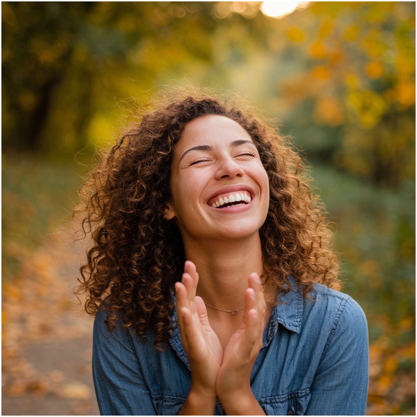 Сгенерировано ИИ- счастливый человек, а счастье рядом.