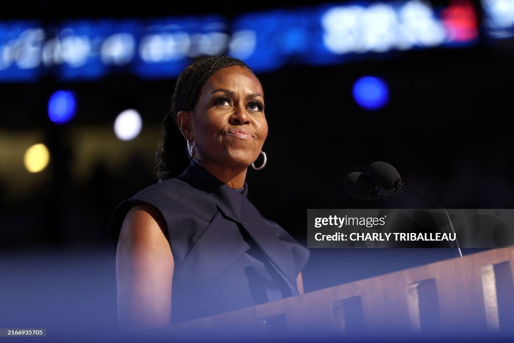 ФОТО: Мишель Обама, 2019 г. Фото: Scott Olson/Getty Images]
