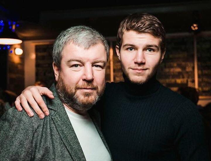 Александр Робак и его сын Арсений Робак